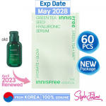 60 vnt./60 ml_[INNISFREE] Green Tea Seed hialurono serumas 1 ml (Mėginio paketėlis) 1ml X 60pcs (60ml)