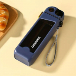 350 ml plastikinis vandens butelis, nepraleidžiantis kvadratinės taurės sportinis butelis su užrakinamu dangteliu ir lauko sportinio kelioninio puodelio i&scaron;matavimais 350ML