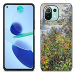 Claude Monet telefono dėklas, skirtas Xiaomi Mi 11 Lite NE 11i 10T 11T Pro A2 A3 Lite POCO F3 M3 M4 C31 X3 Pro NFC GT juodas dangtelis Xiaomi Mi A2 Lite
