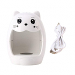 Cartoon Nail Lamp Mini Ne&scaron;iojama 6W 3 LED USB maitinamas gelinio lako džiovinimas UV LED nagų &scaron;viesoje Manikiūro džiovintuvas Nagų salonas Nagų dailės įrankiai balta