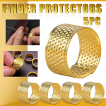 5 dalių siuvimo antpir&scaron;tis pir&scaron;tų apsauga, skirta siuvinėti siuvinėjimui balta