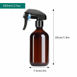 500ML Siauro kaklelio tamsiai žalios spalvos butelis pur&scaron;kiamas butelis G tipo pur&scaron;kimo galvutė pur&scaron;kiamas butelis augalams valymo tirpalams plaukams sodininkystei žalia