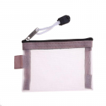 Mažas nailono tinklelio monetų piniginės raktas lūpų dažų mai&scaron;elis ID saugykla Verslo kredito kortelės laikiklis Pinigai ausinių duomenų linijos mai&scaron;elis juoda