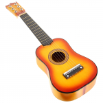 colių akustinė gitara Mažo dydžio ne&scaron;iojama medinė gitara vaikams, vaikams (Raudona)