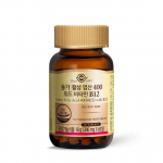 Solgar Aktyvuota folio rūg&scaron;tis 400 su vitaminu B12 (60TB) (2 mėnesių tiekimas), Korėjos sveikas maistas