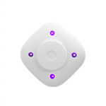 Tualeto sterilizavimo lempa UVC UV ne&scaron;iojama mini sterilizavimo lempa buitinė USB įkraunama 1Pcs Aroma Tablet balta