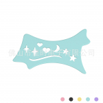 1 vnt. akių pie&scaron;tuko trafaretas, akių &scaron;e&scaron;ėlių balzamo aplikatorius, akių pie&scaron;tuko trafaretas, makiažo meistro pagrindai, silikoninis akių &scaron;e&scaron;ėlių balzamo aplikatorius juoda