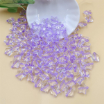 Namų reikmenys vakarėliams &bdquo;pasidaryk pats&ldquo; i&scaron;vados, 120 vnt., palaidi karoliukai, karoliukai, pagaminti i&scaron; akrilo karoliukų vėrinys Apyrankės papuo&scaron;alų kūrimas, 13 mm rankų darbo žvaigždė violetinė