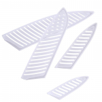 4 vnt. virtuvinio peilio a&scaron;menų apsauginiai dangteliai, tinka 3 5 7 8 colių a&scaron;menims onesize