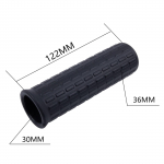 Vežimėlio guminės rankenos Patvarios rankenos Vairo neslystančios 122 x 30mm