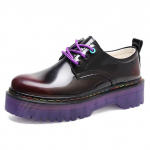 Dr Moterų Retro Batai Natūrali Oda Nauji Pavasariniai Briti&scaron;ko Stiliaus Studentų Batai Laukiniai Stori Moteri&scaron;ki Oksfordo Batai Sportbačiai Moterims 38 raudona