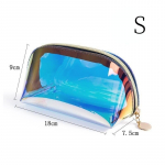 Kosmetikos mai&scaron;elis sustorintas puslankiu lazeriu TPU kosmetikos krep&scaron;ys, skaidrus vandeniui atsparus spalvingas apvalkalas, laikymo ra&scaron;iklio mai&scaron;elio priedai S