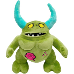 Žalioji siaubo rago pliu&scaron;inė lėlė, žaislinė pagalvėlė, mink&scaron;tas pliu&scaron;inis žaislas, apkabinama pagalvė, gimtadienio dovana anime gerbėjams 26*32cm žalia