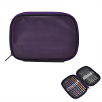 22 vnt. daugiaspalvių aliuminio virbalų rinkinys audimo rankdarbiams,