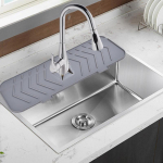 Kriauklės mai&scaron;ytuvas sugeriantis kilimėlis Tpr purslų apsaugantis mai&scaron;ytuvas Pad purslų gaudytojas vonios kambarys virtuvės stalvir&scaron;io apsaugos įrankiai pilka spalva