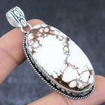 Wild Horse Gemstone Handmade 925 Sterling Silver Gift Jewelry Pendant 2.60 o4v05