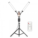 Lankstus 2 krypčių LED vaizdo ap&scaron;vietimas, užpildomas 3000K/4000K/6000K dviejų spalvų pritemdomas laikmatis UK Plug