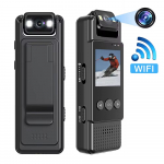 2025 L12 WiFi Mini Kamera 1080P Ne&scaron;iojamas Skaitmeninis Vaizdo Įra&scaron;ymo Įrenginys Ne&scaron;iojama Policijos Maža Kūno Kamera Naktinio Matymo DVR Miniatiūrinė Vaizdo Kamera WiFi Cam Add 128G