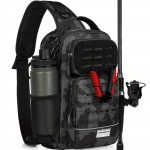 Ghosthorn žvejybos kuprinės reikmenų krep&scaron;ys - lengvas slingų reikmenų laikymo krep&scaron;ys - žvejybos kuprinė su me&scaron;kerės laikikliu