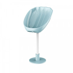 Skalbimo reikmenų dėklas Lankstomas plastikinis muilo dėklas Muilo talpyklė Muilo indų muilo laikiklis balta