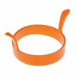 1 vnt. Silikoninis keptų kiau&scaron;inių blynų žiedas omletui, keptiems kiau&scaron;iniams, apvalus formatorius, kiau&scaron;inių forma oranžinė