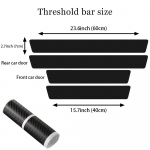 Car-styling door Anti-Kick Pad leather Side Edge Film Protector Stickers For BMW 3 5 Series X3 X4 X5 G01 G20 G30 F30 Accessories For bmw black