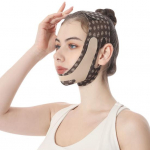 V linijos veido pakėlimo dirželis, moteri&scaron;kas dvigubo smakro dirželis 3D veido dizaino reguliuojamas kvėpuojantis grožio tvarsliava odos priežiūrai grožio priemonė moterims, vyrams žalia