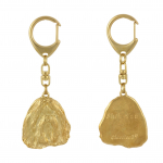 Shih Tzu, Chrysanthemum Dog I - Gilded key ring with dog, handbag decoration, luxury accessory by Art-Dog brand