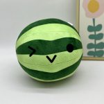 Naujas Suika žaidimas pliu&scaron;inis vaisių žaidimas mirksintis arbūzo pliu&scaron;inis žaislas lėlė