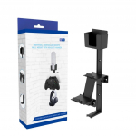Sienoje tvirtinamas ausinių ir valdiklio laikiklis, suderinamas su Xbox One, PS5, PS4, PS3, Xbox, jungikliu, kompiuterių žaidimų pulteliais, talpina iki 3,3 svaro 24.4*10.5*4.9cm juoda