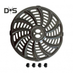 6 kv. qt oro gruzdintuvės tra&scaron;kintuvas, nelipnus oro gruzdintuvės grilio indas, tra&scaron;kintuvo lėk&scaron;tės padėklas, lentyna, tinklelis Gourmia GAF698/GAF686 oro gruzdintuvėms juoda