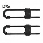 2 vnt stumdomos spintelės spynos, apsaugančios kūdikius, reguliuojami U formos apsauginiai skląsčiai Lengvai montuojami daugkartinio naudojimo saugos spynos stalčiams &Scaron;aldytuvo spinta 2pcs balta