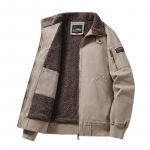 Vyri&scaron;ka nauja rudens ir žiemos ėriuko aksomo stovu apykakle darbo drabužių retro striukė laisvas auk&scaron;tos klasės vir&scaron;us 2XL