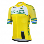 Brazilijos Komanda Vasaros Komandiniai Dviračių Mar&scaron;kinėliai Rinkinys Ciclismo Drabužiai MTB Dviračių Drabužiai Vienodas Maillot Ropa Ciclismo Dviračių Kostiumas Hombre M