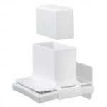 Vonios muilo smulkintuvas Sieninis muilo laikiklis su paspaudžiamu dėželiu Tu&scaron;čiaviduris dugnas Muilinė du&scaron;ui virtuvei Drenažo lentyna