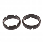 Universalus motociklo priekinės &scaron;akės apsauginis žiedas motokroso amortizatorius atsparus dilimui motociklo amortizatoriaus rankovės priedai juoda