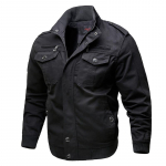 Rudeninė dviguba vidinė ki&scaron;enė įrankių striukė karinė kasdienė medvilninė lauko karinė striukė M chaki