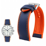 Klasikinis 20 mm, 21 mm, 22 mm drobės nailono dirželis &bdquo;Seiko&ldquo; laikrodžiams, guminis dirželis, vandeniui atsparus laikrodžių dirželis vyrams, skirtas &bdquo;Tissot Citizen Mido&ldquo; laikrodžių priedams 22mm