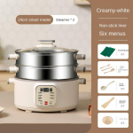 Elektrinis garintuvas Tro&scaron;kinimas ir virimas Integruotas elektrinis garintuvas su garų dėže Buitinė maža trijų sluoksnių daugiafunkcė didelės talpos daugiasluoksnė Electric Steamer