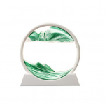 Spalvotas smėlio spalvos dekoravimas Judantis smėlis Art Skystas judesys Sherem Art Sand Ripple 3D Smėlio dažymas Darbalaukio ornamentas gyvenamajam biurui S rožinė