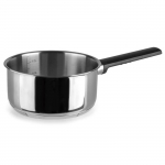 IBILI Svea &ndash; Casserole sans Couvercle (14 cm) - Acier Inoxidable / Poign&eacute;e Bakelite