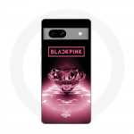 Coque Maniacase pour Google Pixel 7a blackpink diamond noir et rose