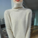 Moteri&scaron;kas ka&scaron;myro megztinis Qinghe ka&scaron;myras 30% ka&scaron;myras 30% audinė 30% vilna 10% nailonas Moteri&scaron;kas rudens ir žiemos storas ka&scaron;myro megztinis mink&scaron;tas ir &scaron;iltas M smėlis