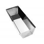 14 colių 16 colių plieninės purvo keptuvės nukirpti kra&scaron;tai, skirti lengvam peilio valymui nuo rūdžių gipso kartono purvo padėklo tinkavimo įrankis 14IN