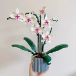 939 vnt Dirbtinės gėlės statybinių blokelių laukinių gėlių puok&scaron;tė 10313 Kūrybinis namų stalas Augalų dekoravimas Surinkite plytas žaislas, dovana