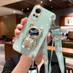 Reno10pro Crossbody Lanyard padengimo dėklas, skirtas Oppo Reno 10 Pro 8 7 6 5 Lite 10pro Reno7 A58 A78 4g A54 A16 silikoninis stovo dangtelis Reno 10