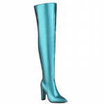 Mada Mada Vir&scaron; kelių Auk&scaron;takulniai Batai Moteri&scaron;ki Batai 2024 Žiema Smailianosiai Auk&scaron;takulniai Batai Seksualūs Mėlyni Žali Vakarėlių &Scaron;okių Batai Moterims Didelis Dydis 48 34 dangaus mėlyna spalva