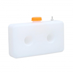 7L oro stovėjimo &scaron;ildytuvas kuro konteineris Universalus lengvųjų automobilių sunkvežimių transporto priemonių alyvos saugykla Keičiamas remontas Dalių priedai balta