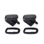 2X priekinio priekinio stiklo apiplovimo purk&scaron;tukų purk&scaron;tukas, skirtas Ford Focus Mondeo Galaxy C-max Fiesta KA Fusion OE#BM5117666AB juoda