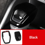 Automobilių priedai, skirti Toyota Harrier Venza XU80 2020 2020 2024 2024 2024 2024 Hibridinio pavarų perjungimo rankenėlės galvutės dangtelio apdailos lipduko dėklas juoda